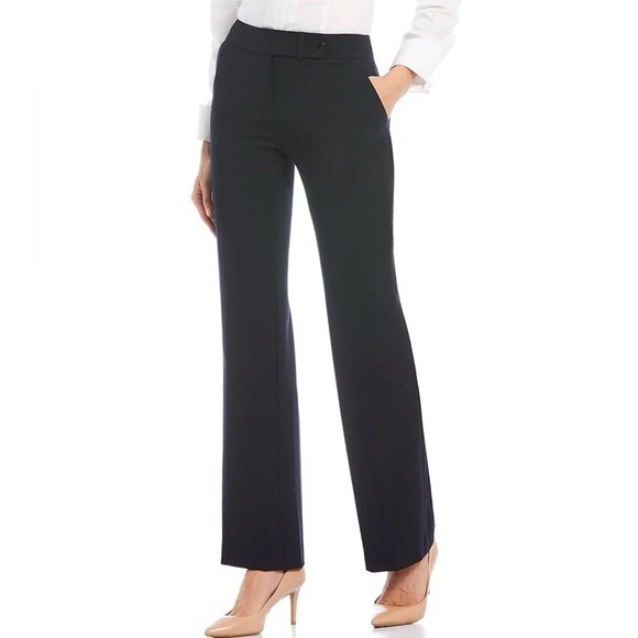 Calvin Klein Black Wide Leg Pants as 12p - Picture 1 of 5